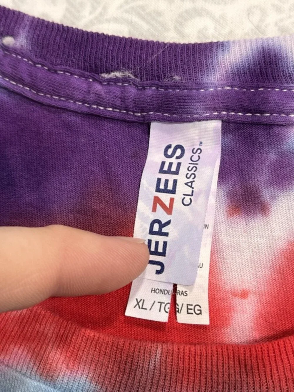 Electric Forest 2025 Tie Dye T Shirt XL Festival Lineup Rothbury MI Jerzees - Picture 7 of 9